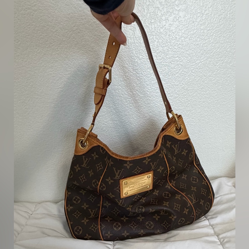 Louis Vuitton Dark Brown Monogram Hobo Bag